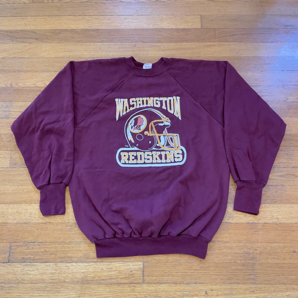 VTG 70s 80s DS‎ NWOT Washington Redskins Commanders NFL Sweatshirt Logo 7 XL USA